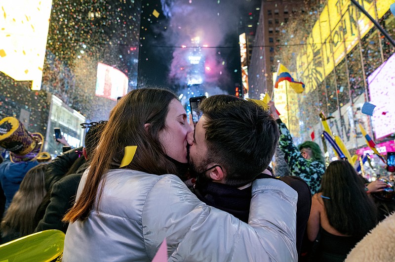 the best kiss of the year on the last day of the year