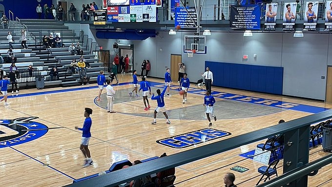 The Cavalier boys of Capital City High School are playing their first home game of the season Jan. 4, 2022, in Central Missouri Activities Conference action against the Rock Bridge Bruins. (Kyle McAreavy/News Tribune photo)