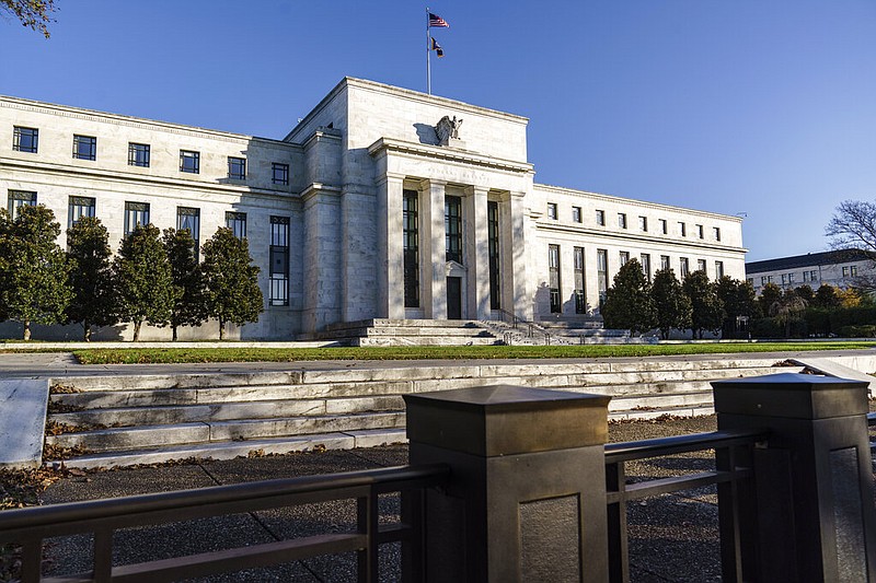 The Federal Reserve building in Washington is shown in this Nov. 16, 2020, file photo. (AP/J. Scott Applewhite)