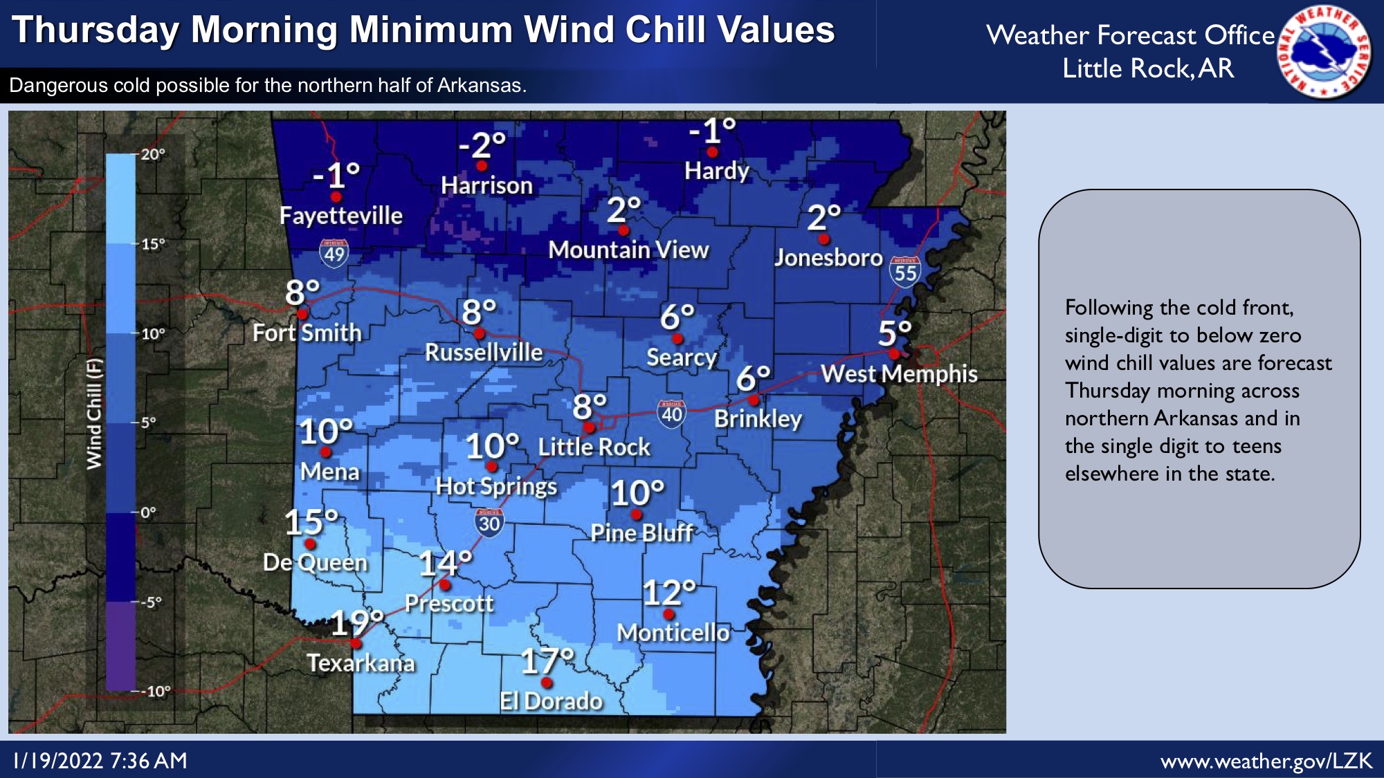 Snow, dangerous cold predicted for northern Arkansas, forecasters say - Vimarsana News