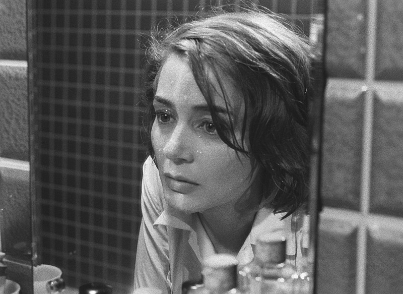 French actor Emmanuelle Riva stars in “Hiroshima Mon Amour,” the 1959 French New Wave film directed by French film director Alain Resnais from Marguerite Duras’ screenplay. Resnais’ first feature-length work documents a series of intensely personal nonlinear conversations (or one enormous conversation) over a 36-hour period between a French actress, Elle (which means “Her”), and a Japanese architect, Lui (which means “Him”).