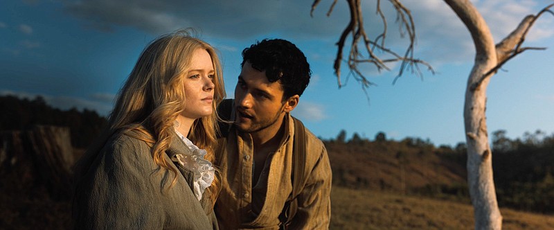 In 1850, in the midst of the California Gold Rush, Angel (Abigail Cowen) and Michael (Tom Lewis) embark on a romance that “clashes with … harsh realities” in the faith-based action romance “Redeeming Love” which opens today but wasn’t screened for critics.