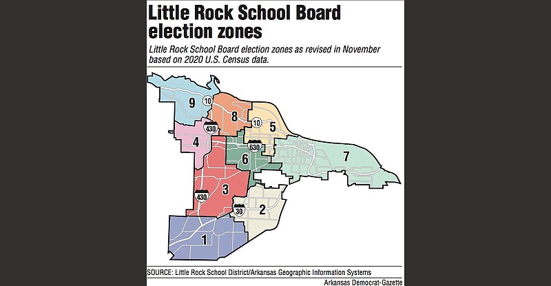 Little Rock School Board election zones