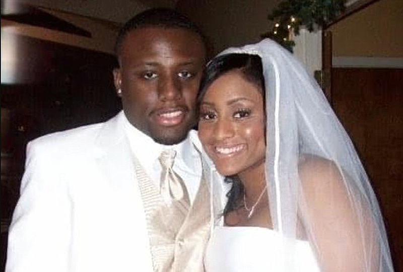 Antwan and Taneesha Phillips on their wedding day in 2010.