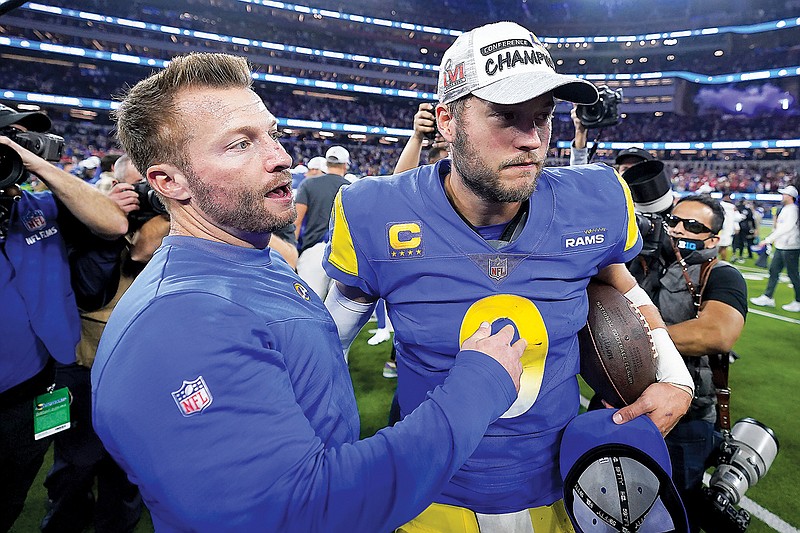 Matthew Stafford & Sean McVay Address The Media As Rams Prepare