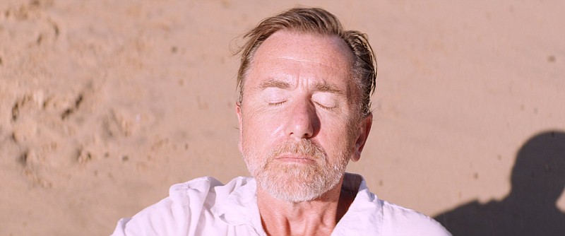 Wealthy wastrel Neil Bennett (Tim Roth) ghosts his family to day-drink in a Mexican village in Michel Franco’s unsettlingly plausible horror film “Sundown.”