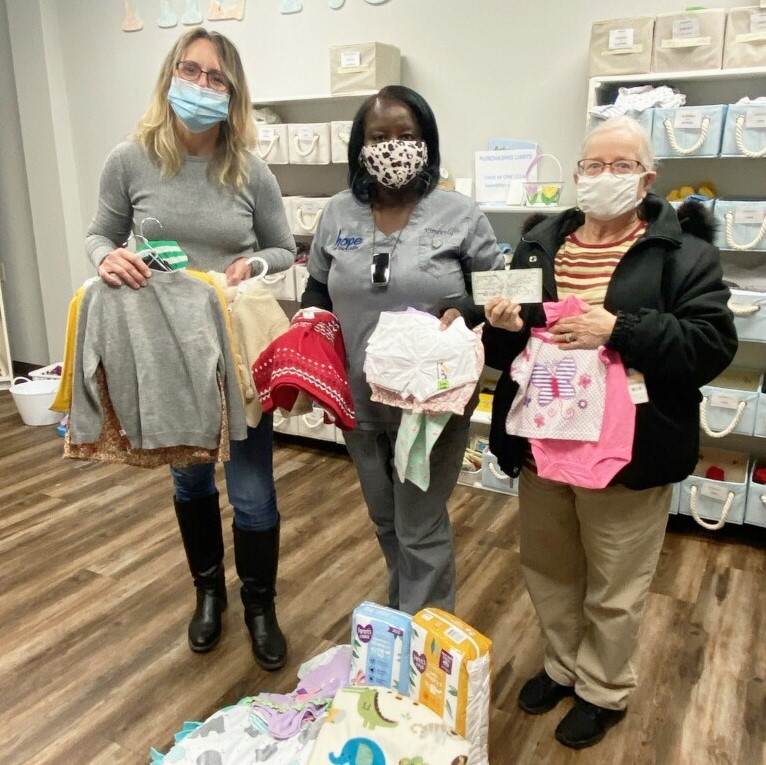 Camden EHC sends donations to Center