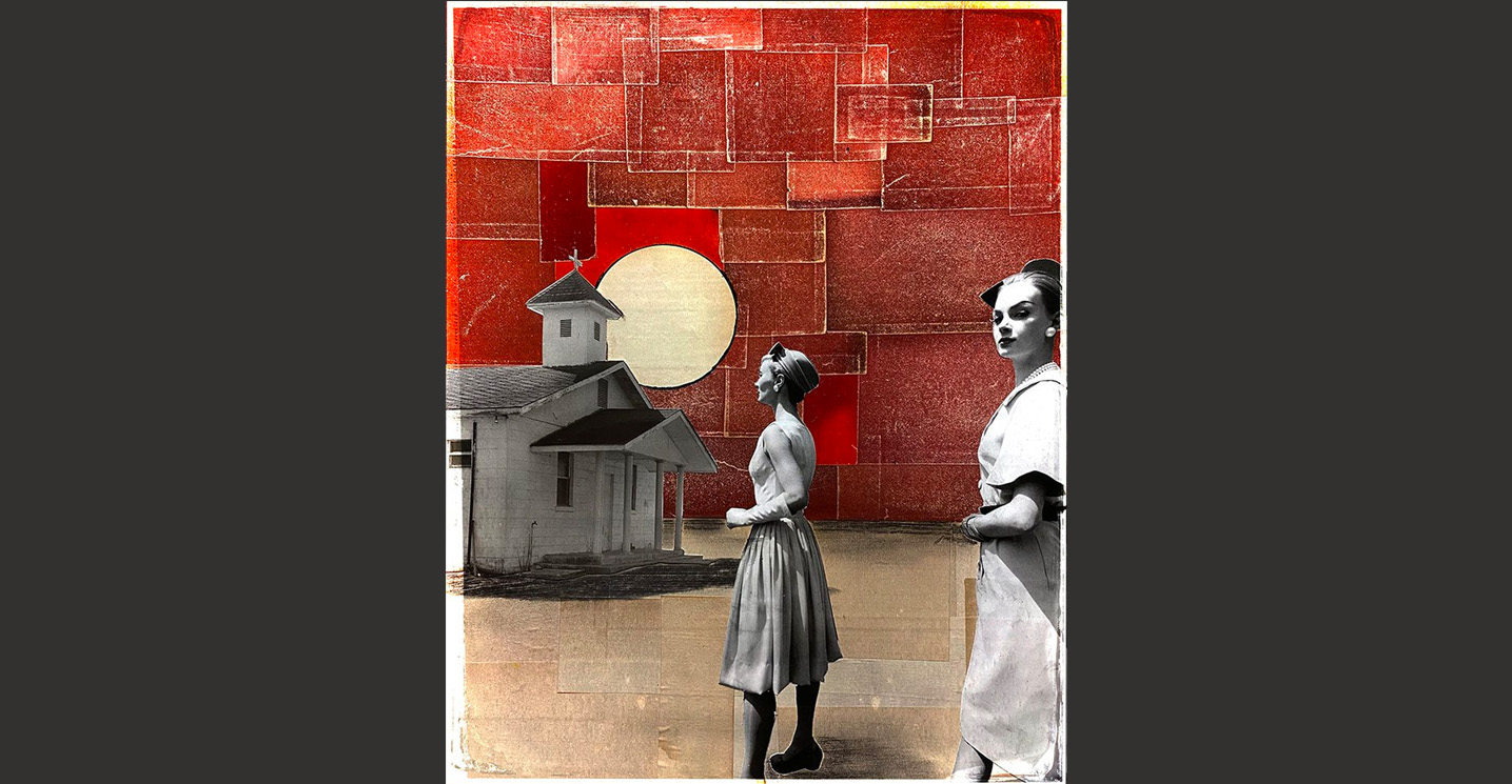 Collage exhibition opening at ASC