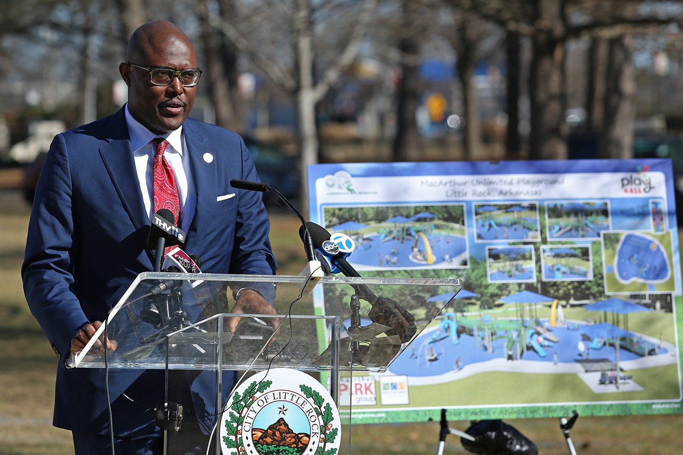Little Rock officials break ground on new 'unlimited' playground planned for MacArthur Park - Vimarsana News