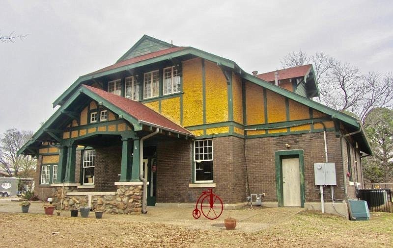 Firehouse Hostel & Museum is located at an edge of MacArthur Park. (Special to the Democrat-Gazette/Jack Schnedler)