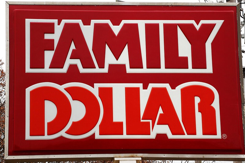 An outdoor sign beckons customers to a Family Dollar store in Jackson, Miss., in this Nov. 26, 2019, file photo. (AP/Rogelio V. Solis)