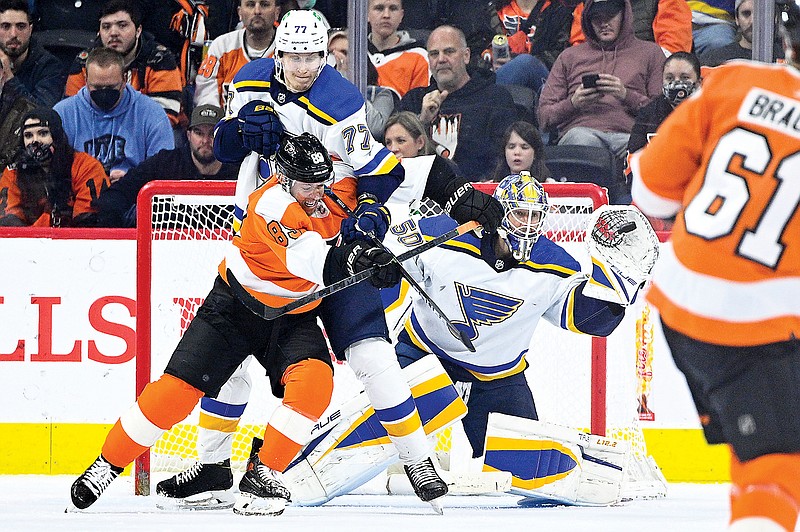 Binnington Helps Blues Get Past Skidding Flyers | Fulton Sun