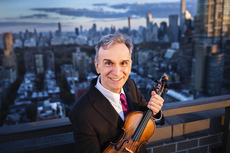 Violinist Gil Shaham makes his Arkansas debut, postponed from 2020, with the Arkansas Symphony playing the Samuel Barber "Violin Concerto." (Special to the Democrat-Gazette/Chris Lee)
