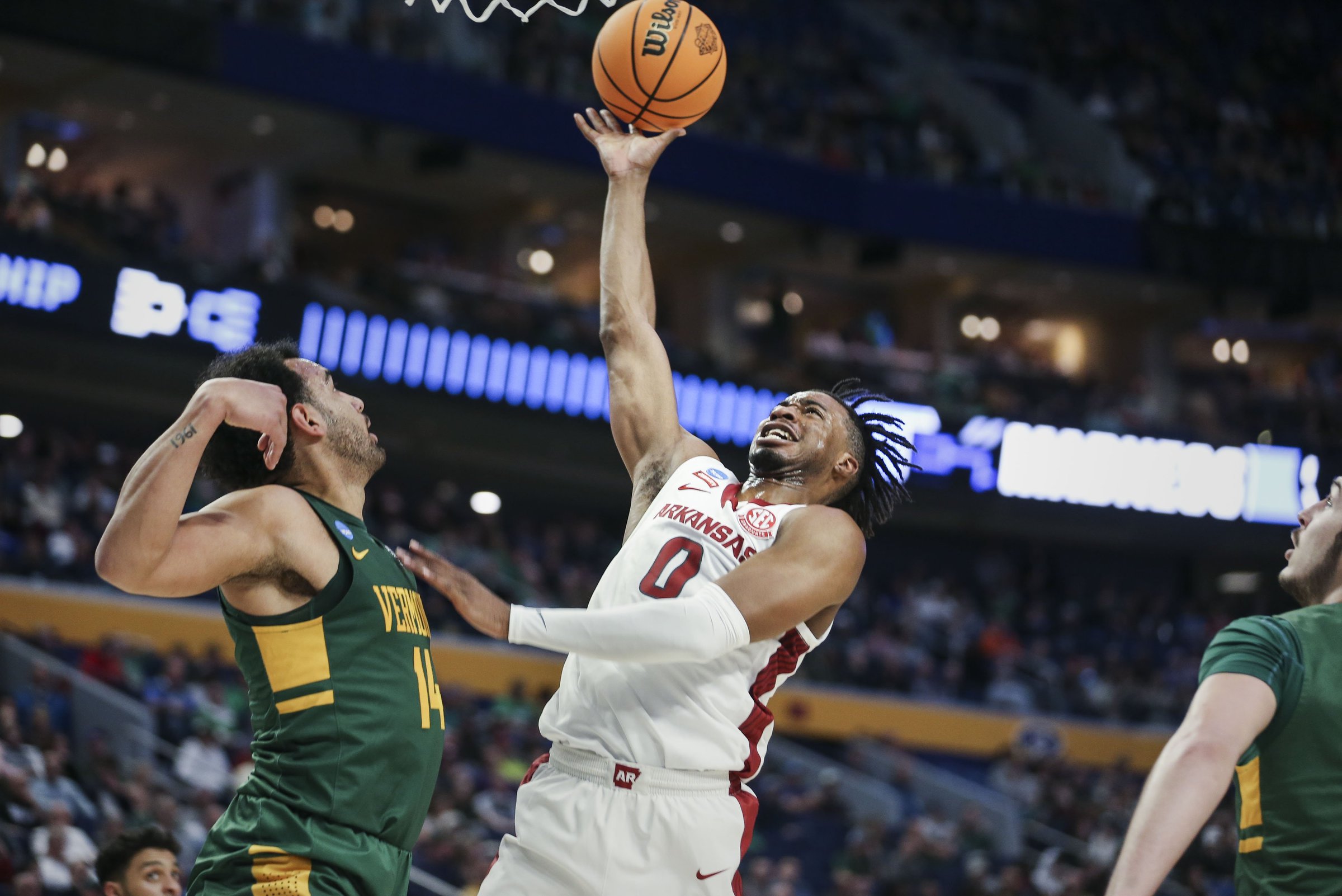 Hogs escape Catamounts in opener, advance to next round - Vimarsana News