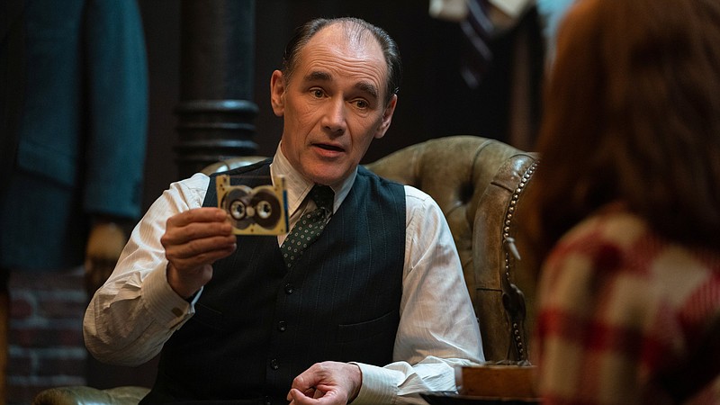 Born to cut: Leonard Burling (Mark Rylance) trained as a tailor on London’s Savile Row; but after World War II he emigrated to Chicago, where he gets mixed up with some unsavory gangsters in Graham Moore’s “The Outfit.”