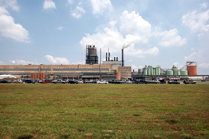 Arkansas Democrat-Gazette/RICK MCFARLAND--05/26/10-- The Evergreen Packaging facility in Pine Bluf Wednesday. They dedicated their $53 million expansion.