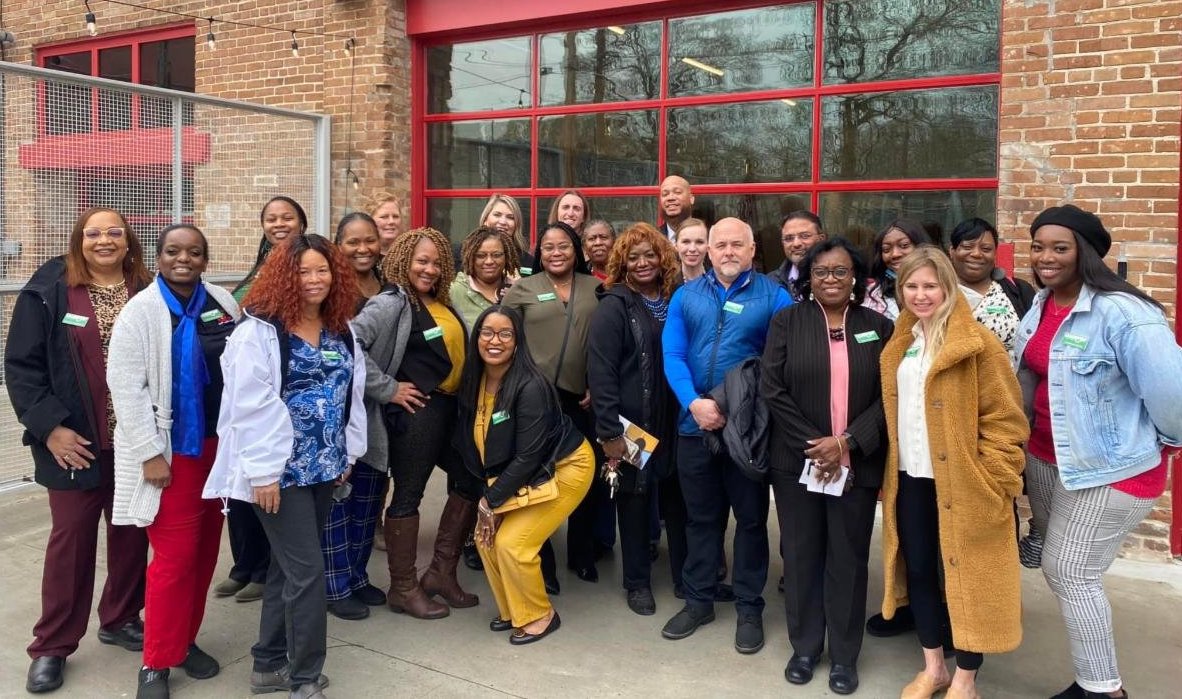 Leadership group tours several sites