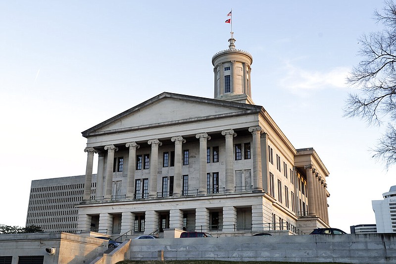 The Tennessee state Capitol in Nashville is shown in this Jan. 8, 2020, file photo. (AP/Mark Humphrey)