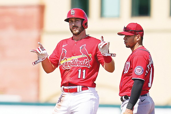 Cards' Molina catches Mikolas in a camp game