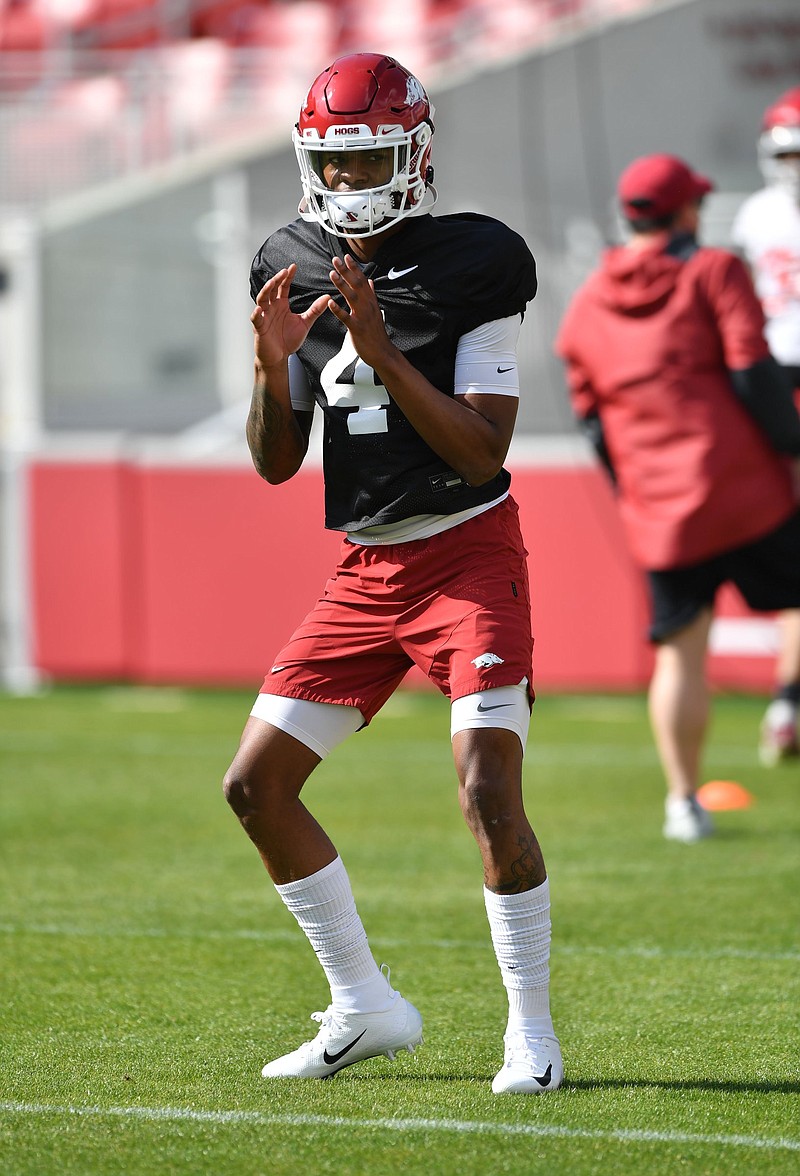 Hornsby’s range on display during Hogs’ spring practice Northwest