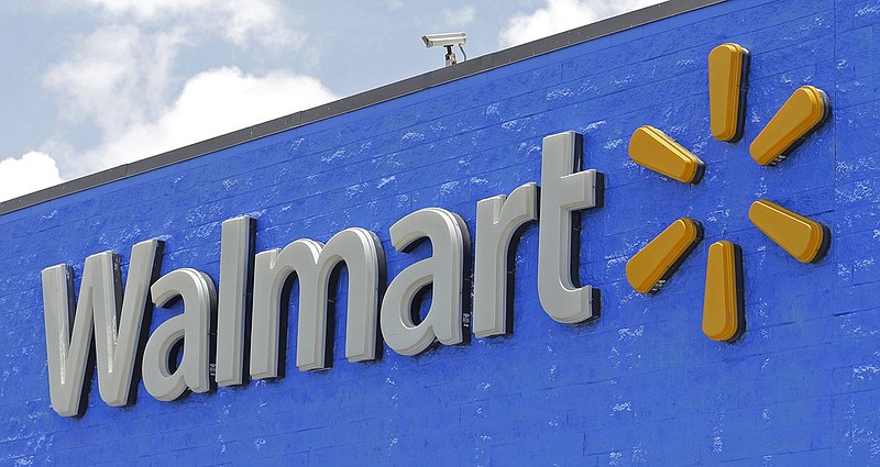 A Walmart sign is shown outside a store in this June 1, 2017, file photo. (AP/Alan Diaz)