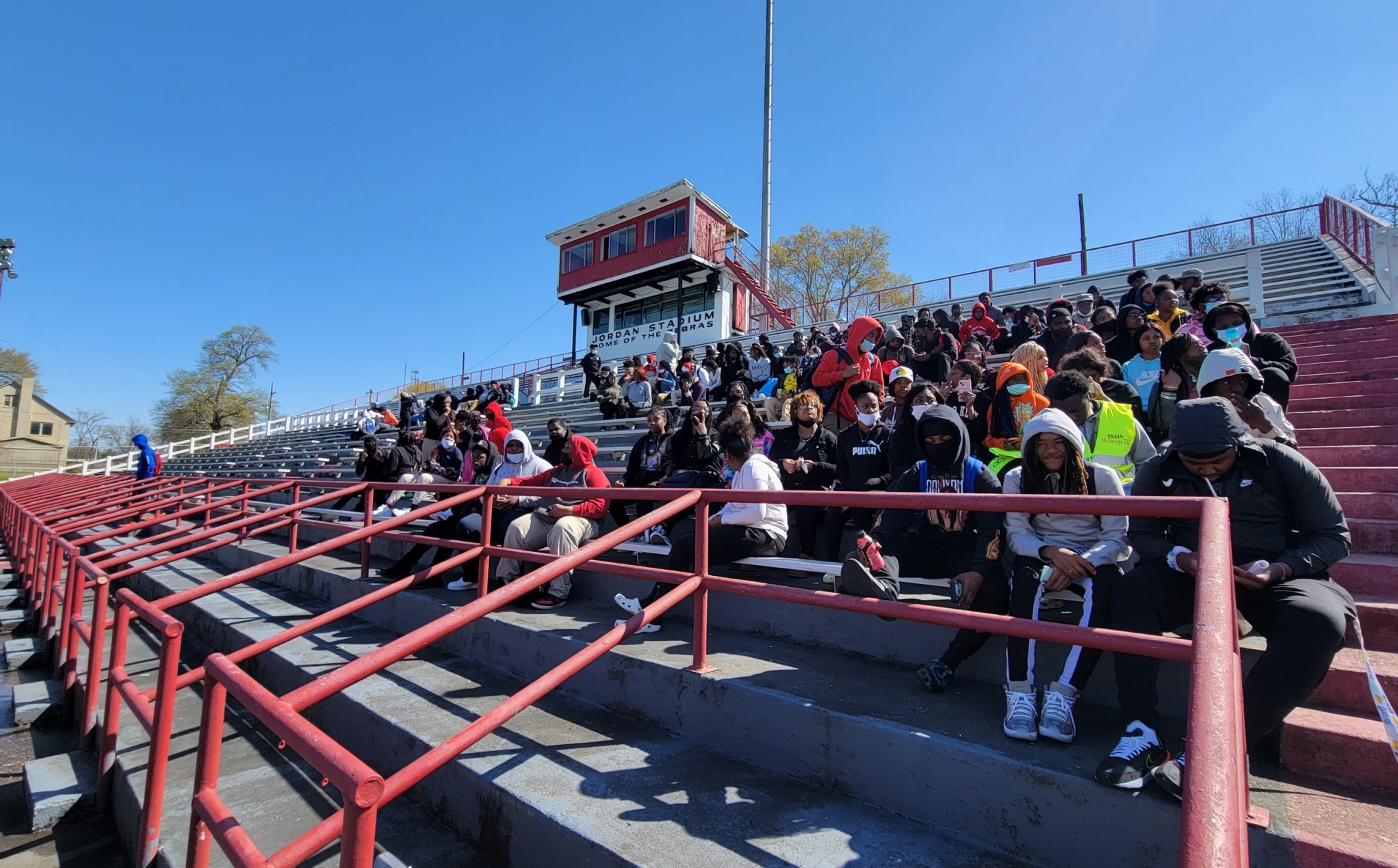 Pine Bluff High School students walk out of class, demand better security and oppose potential relocation