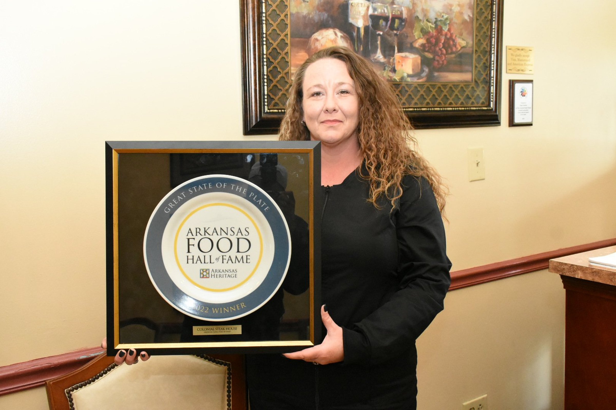 Colonial Steak House in Pine Bluff honored for job well done