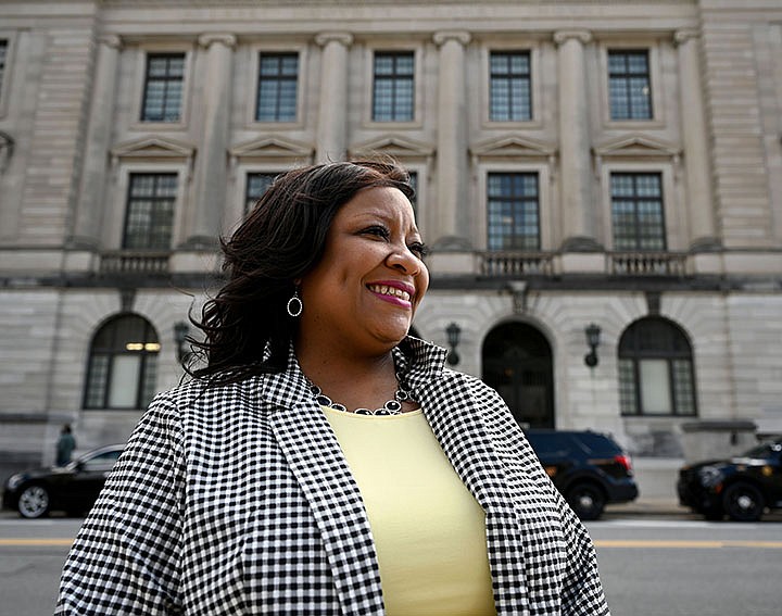 LaTonya Austin Honorable, a general practice attorney, said Thursday that Ketanji Brown Jackson’s confirmation as a U.S. Supreme Court justice gives her hope that Black women in the legal industry will finally gain respect.
(Arkansas Democrat-Gazette/Stephen Swofford)