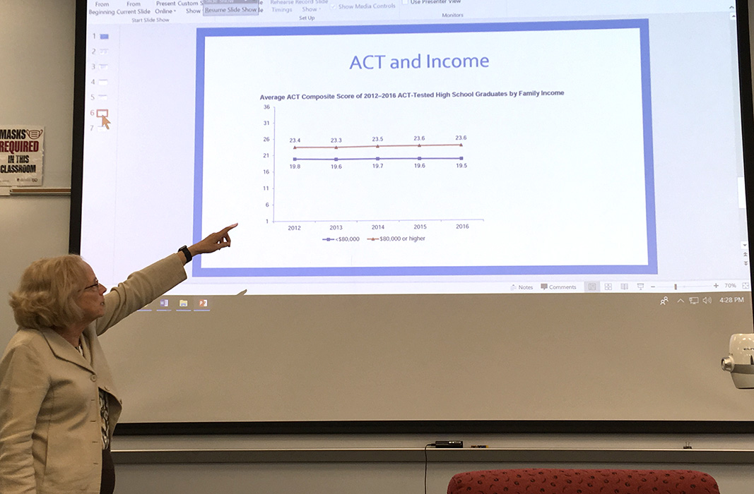 UA official says ACT lacking as student-success predictor - Vimarsana News