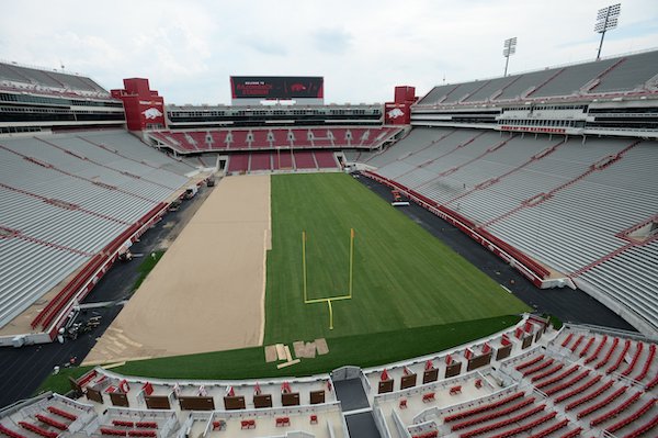 WholeHogSports - Razorbacks to replace stadium field after concert