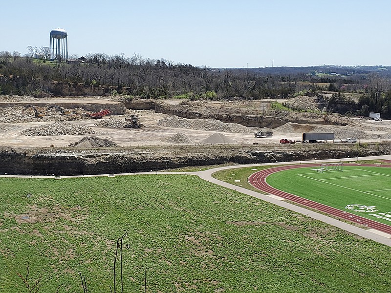 A proposed soccer park could be coming to where a rock quarry is currently located near the Special Olympics headquarters off of Christy Drive. (Jeff Haldiman/News Tribune)