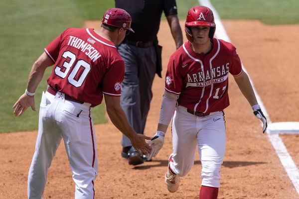 WholeHogSports - Hogs baseball team heads west for early test