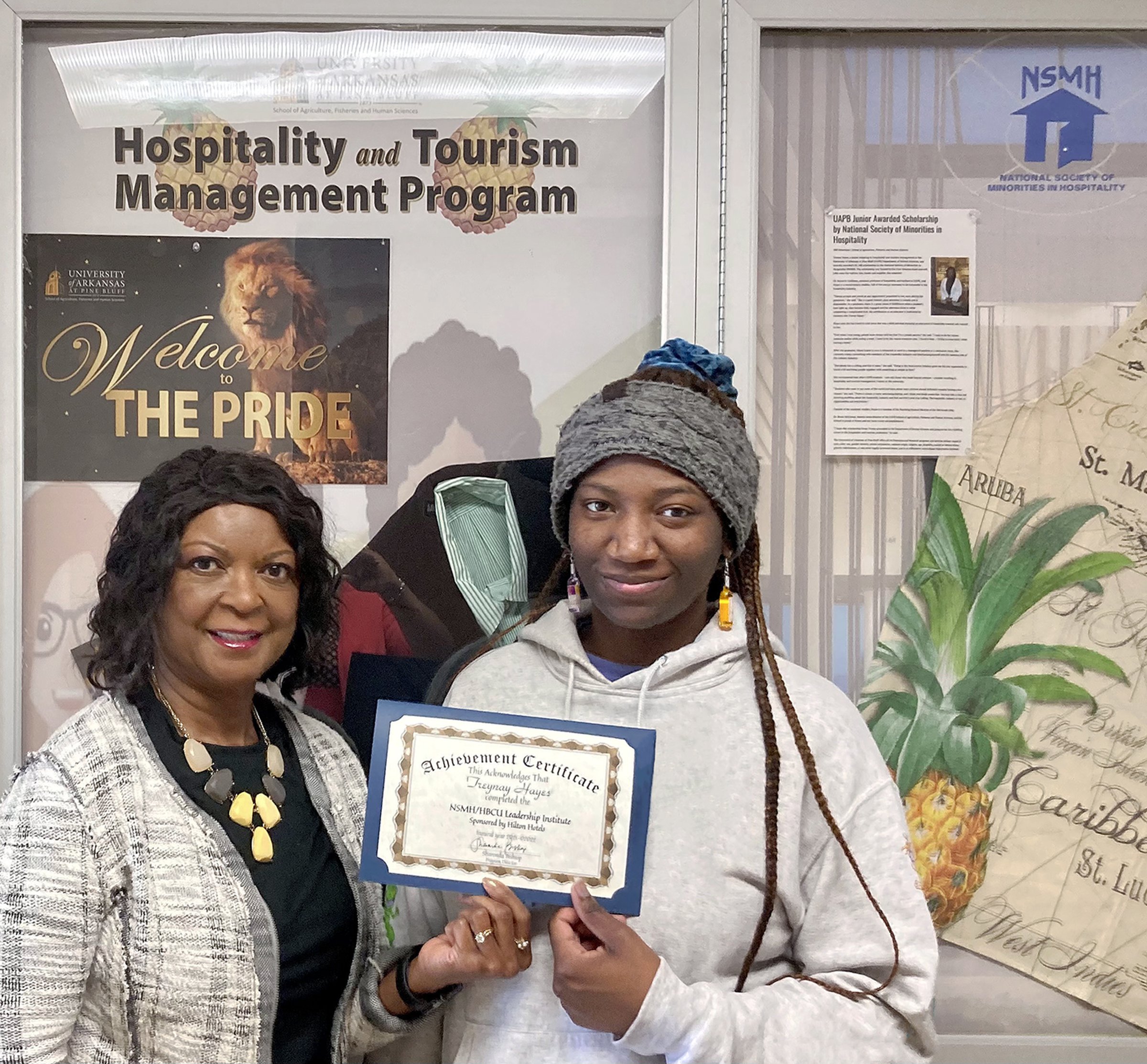Hospitality major completes training
