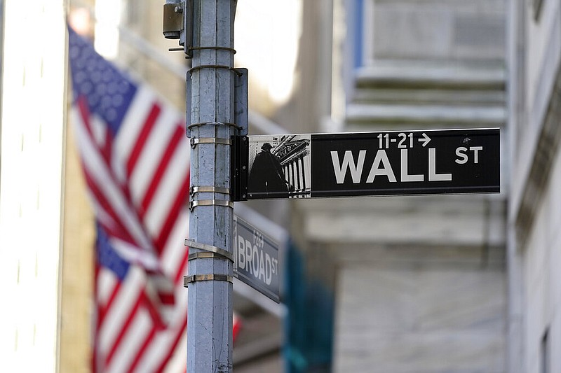 Flags adorn the facade of the New York Stock Exchange on Wall Street in New York City in this June 16, 2021 file photo. (AP/Richard Drew)