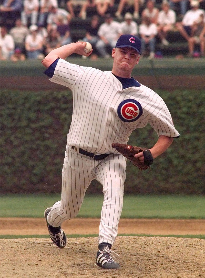 Rookie pitcher Kerry Wood tied the major league record with 20 strikeouts in a nine-inning game on this date in 1998, pitching a one-hitter to lead the Chicago Cubs to a 2-0 victory over the Houston Astros.
(AP file photo)