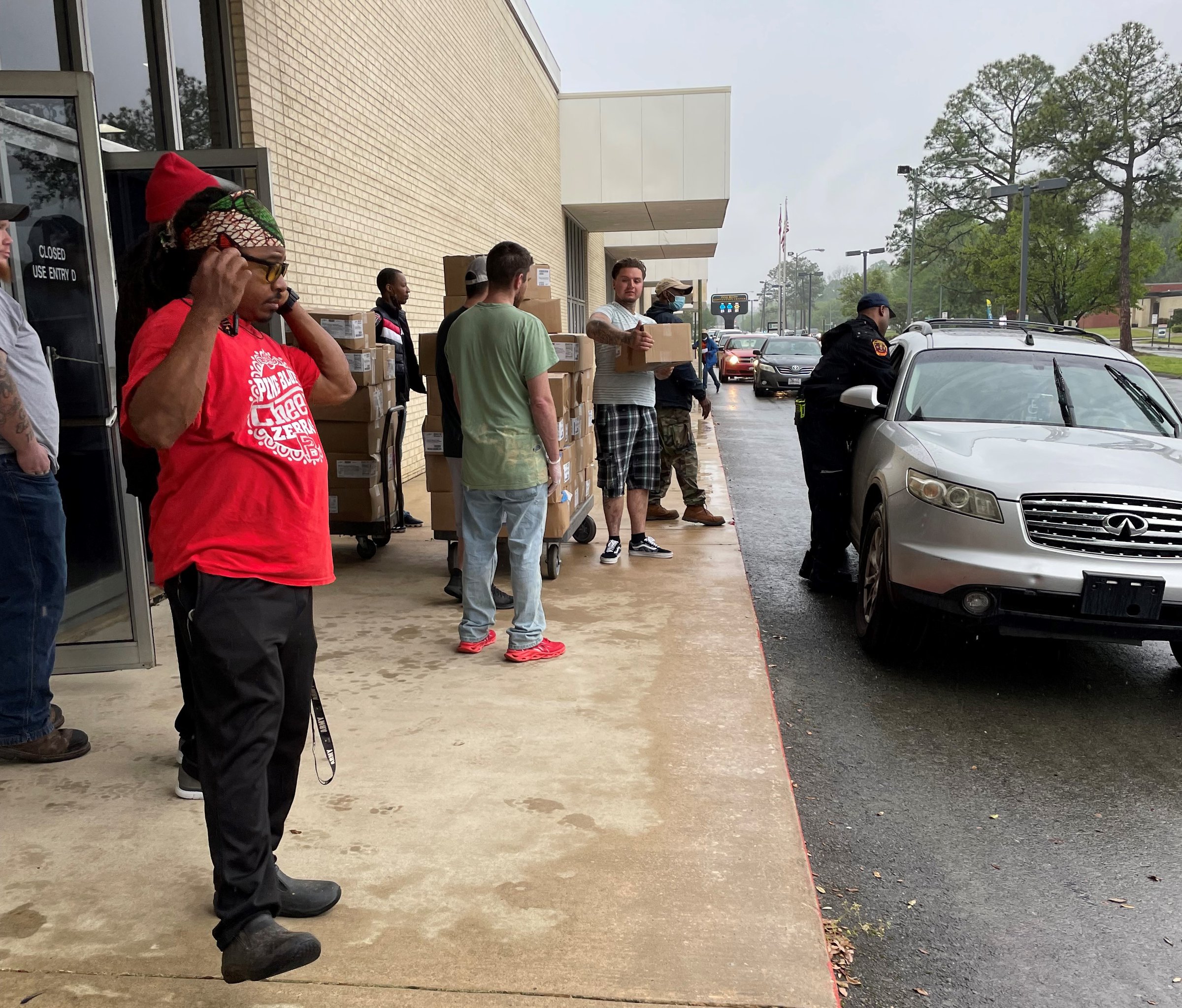Food is given to those in need