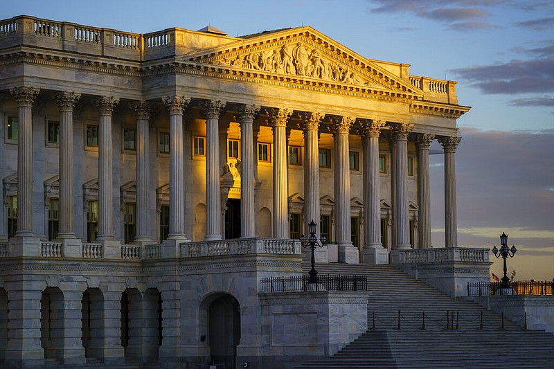 The Senate side of the U.S. Capitol in Washington is seen at dawn in this Sept. 27, 2021 file photo. (AP/J. Scott Applewhite)