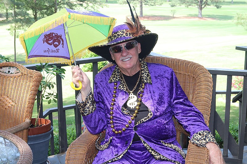 Bill Freeman is chairman of the Hot Springs Jazz Society Mardi Gras Ball, whose 2022 version was postponed to May 21 due to covid concerns..(Arkansas Democrat-Gazette -- Helaine R. Williams)