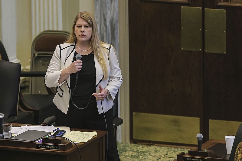 “Is our goal to defend the right to life or isn’t it?” Republican Oklahoma state Rep. Wendi Stearman asked colleagues Thursday at the state Capitol in Oklahoma City before her bill was approved.
(AP/The Oklahoman/Nathan J Fish)
