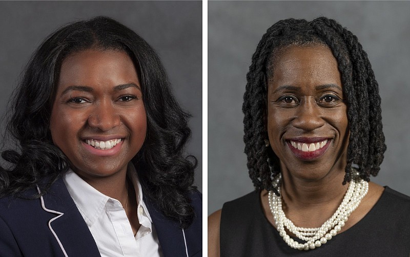 Cara Connors (left), a former prosecutor now in private practice, and Brenda Stallings, a public defender in juvenile courts, are competing to replace the retiring Judge Alice Gray in the Little Rock-based 6th Judicial Circuit of Pulaski and Perry counties. The ballot position is formally described as Circuit Judge, District 6, Division 12, Subdistrict 6.1.