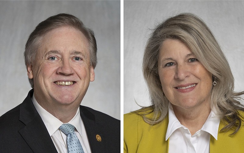 State Rep. Mark Lowery, R-Maumelle, faces Democrat Pam Whitaker in the November 2022 election for state treasurer.
