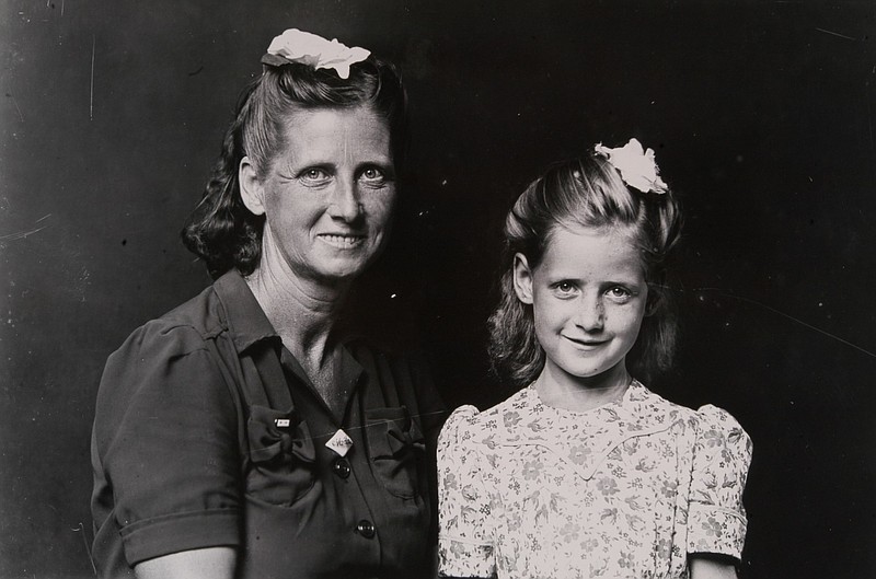 "Esther Trawick and Macie," a photo by Mike Disfarmer, is part of the permanent collection of the Arkansas Museum of Fine Arts Foundation, formerly the Arkansas Arts Center Foundation.