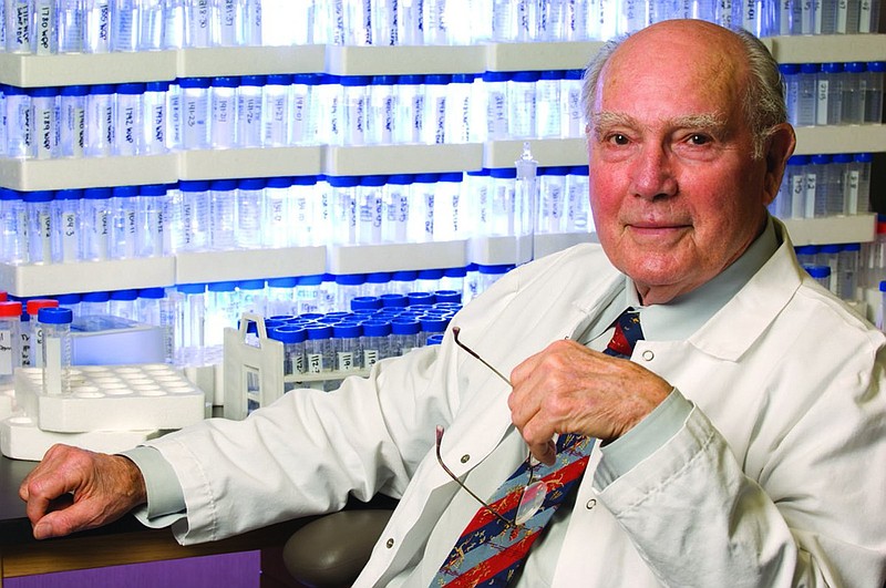 Dr. Glen F. Baker, 91, will celebrate his birthday this year with a ceremony at the soon-to-be-named the Arkansas Department of Health Glen F. Baker Public Health Laboratory. Baker was director of the public health lab from 2005 to 2020. “He was able to turn it around, and his leadership helped turn it into what it is today: one of the top state public health labs in the nation in a state-of-the-art building that serves Arkansans at every stage of life, from newborn screening, to drinking water, to infectious and foodborne diseases,” says Meg Mirivel, the Health Department’s director of communications.
(Special to the Democrat-Gazette)
