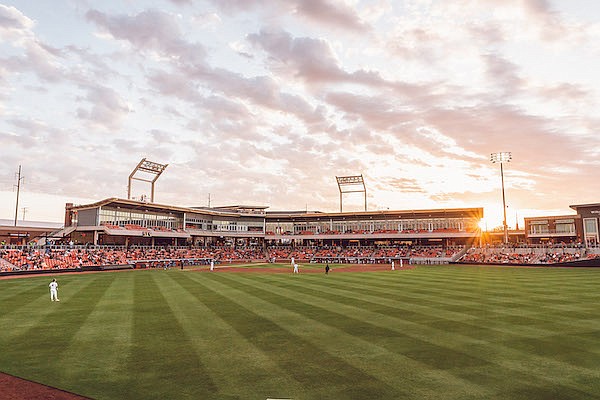 Oklahoma State's O'Brate Stadium is shown during a 2022 game against Kansas. (Photo courtesy Oklahoma State Athletics)