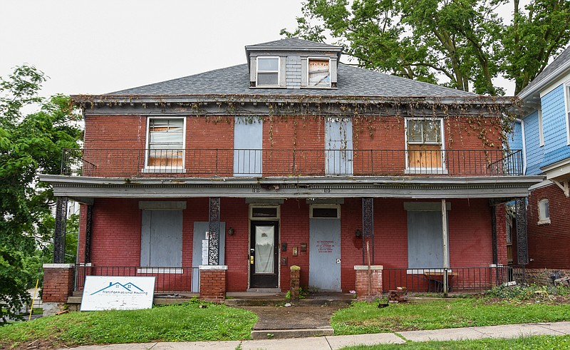 Transformational Housing has received a $575,000 grant to convert this neglected property at 101 Jackson St. into five apartments. Transformational Housing is a Christian ecumenical non-profit organization seeking to provide quality, affordable rental housing in Jefferson City. (Julie Smith/News Tribune photo)