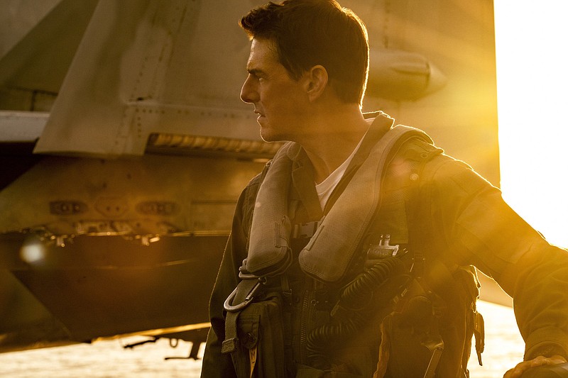 Tom Cruise plays as Capt. Pete “Maverick” Mitchell in “Top Gun: Maverick,” which scored the highest-ever Memorial Day weekend opening at the domestic box office.