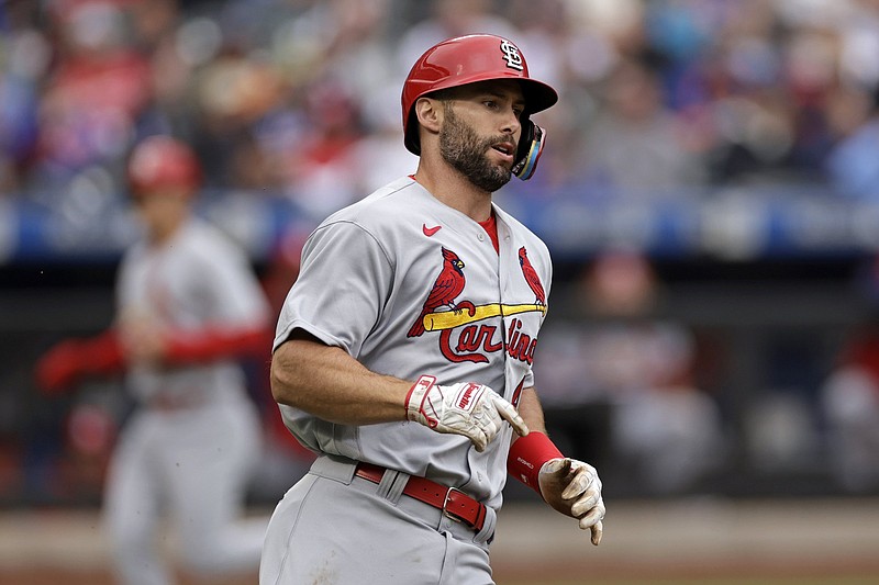 Goldschmidt homers, runs hit streak to 25 as Cards beat Cubs