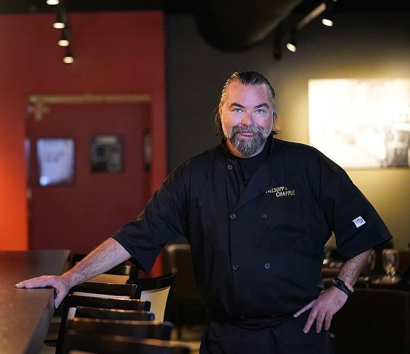 James Hale has taken over as executive chef at Allsopp & Chapple in downtown Little Rock.
(Special to the Democrat-Gazette/Carly Machen)