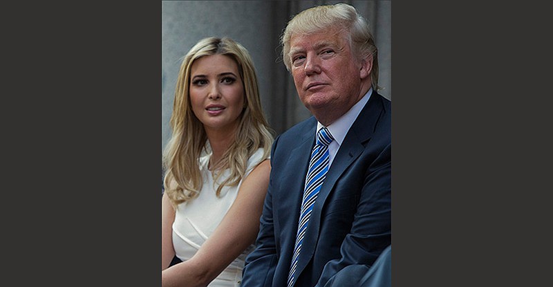 Donald Trump and daughter Ivanka attend the groundbreaking for the Trump International Hotel in Washington in 2014. She went on to serve as a senior adviser in Trump’s White House.
(AP/Evan Vucci)