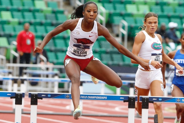 Arkansas’ Wilson wins 400 hurdles title